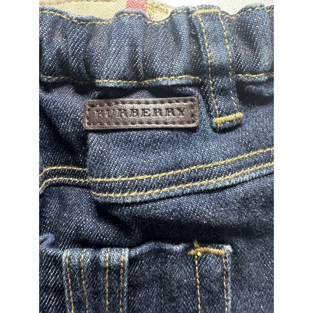 Boys Burberry Cuff Print Jeans 18 Months - Picture 11 of 12